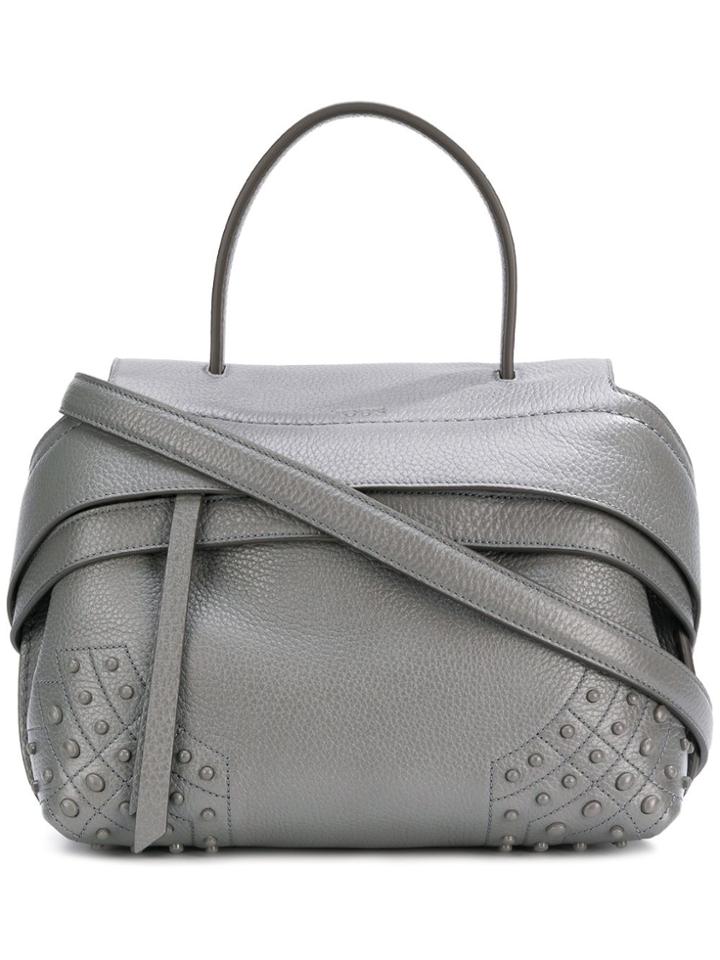Tod's Wave Mini Tote - Grey