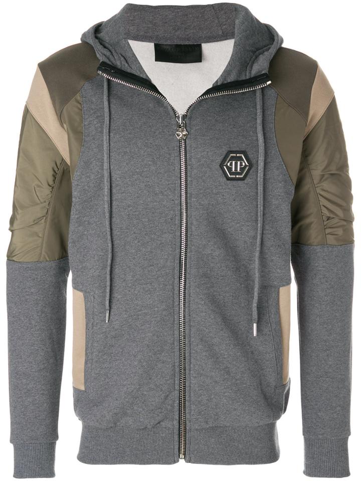 Philipp Plein Ansya Hoodie Sweatjacket - Grey