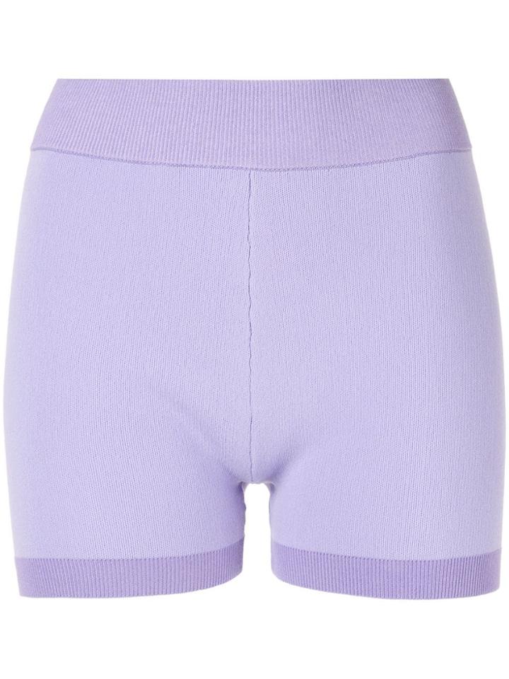 Nagnata Yoni Mini Compression Shorts - Purple