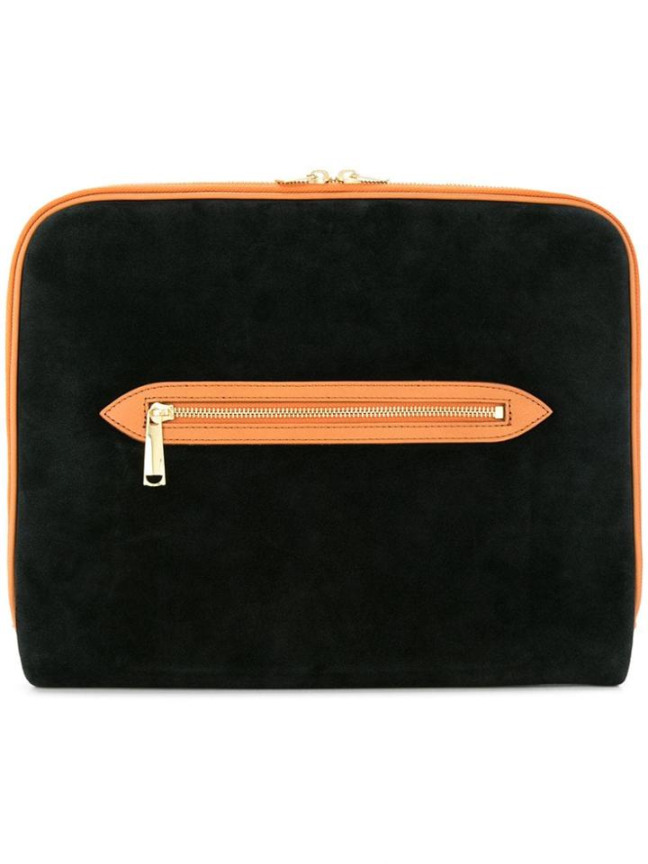 Tomorrowland Zip Around Clutch - Black
