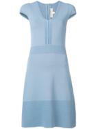 Michael Michael Kors Short V-neck Dress - Blue