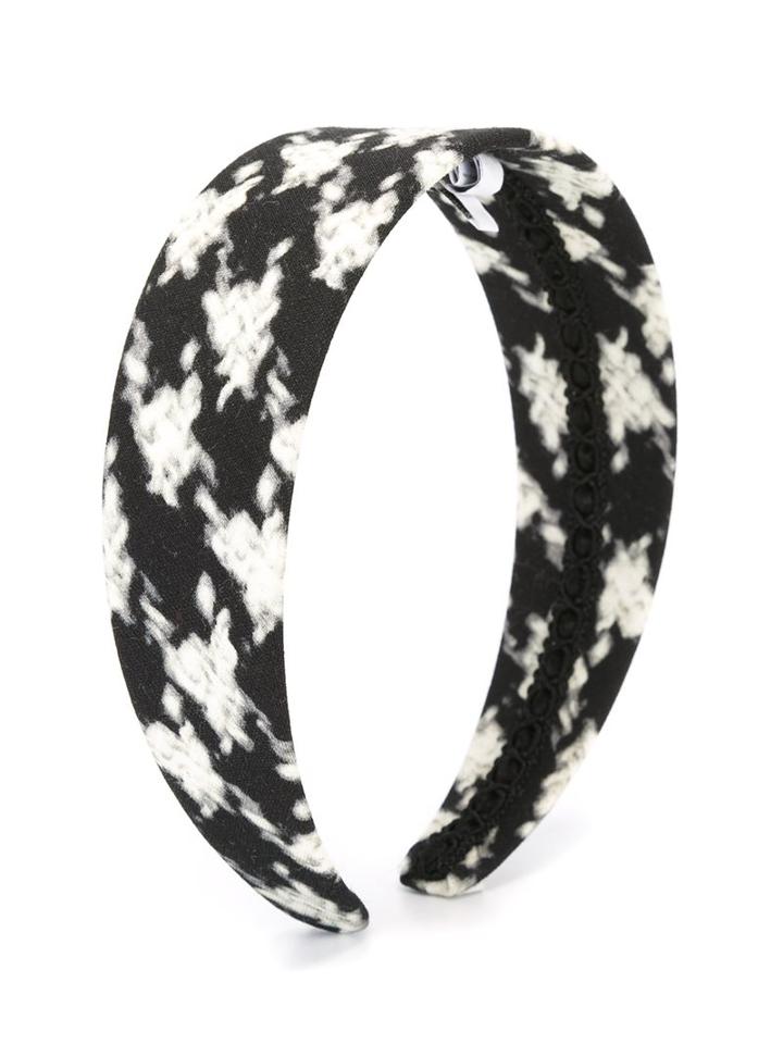 Dolce & Gabbana Kids Houndstooth Headband, Girl's, Black