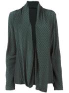 Haider Ackermann Draped Deep Neck Shirt, Women's, Size: 40, Green, Silk/rayon