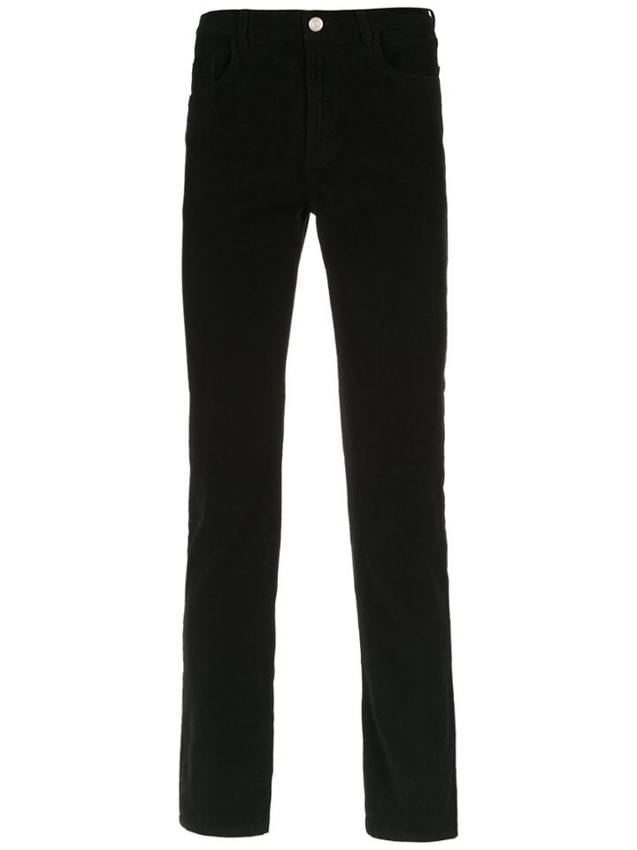 Egrey Ribbed Skinny Trousers - Black