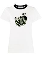 Lanvin Mother And Child Print T-shirt - White