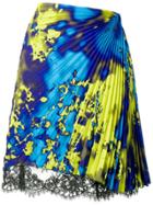 Msgm Micro Pleated Skirt - Blue