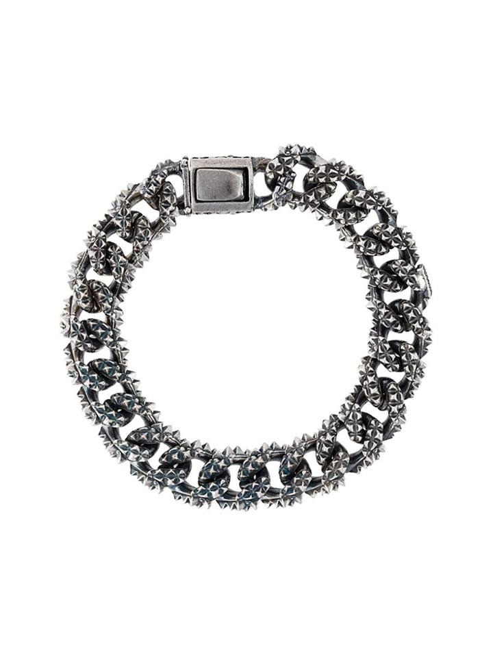 Emanuele Bicocchi Spike Chain Bracelet - Metallic