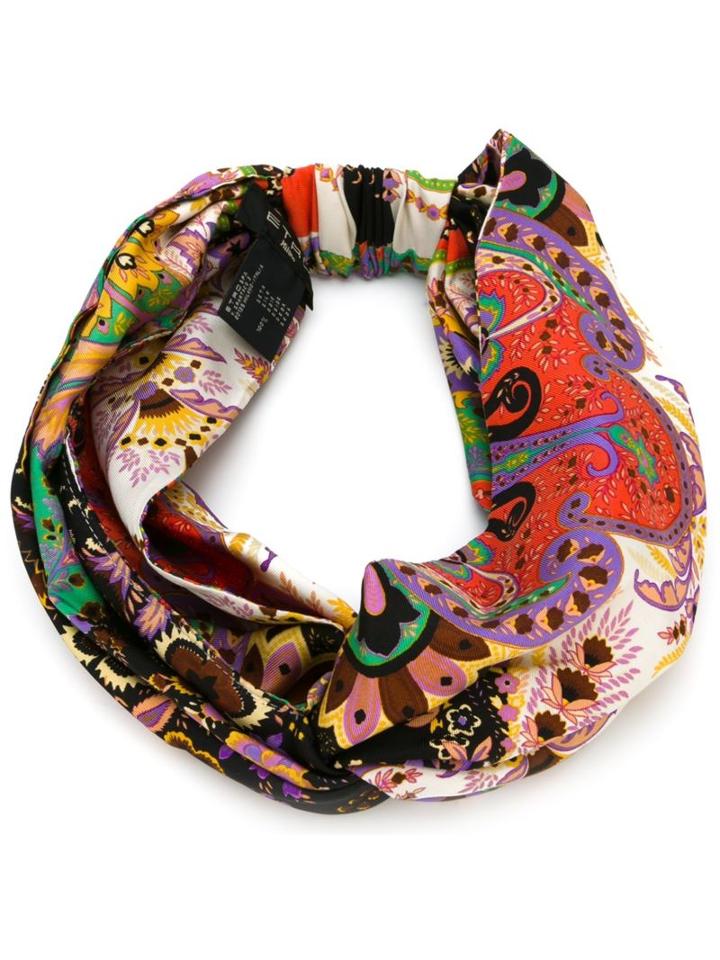 Etro Floral Print Turban, Women's, Silk