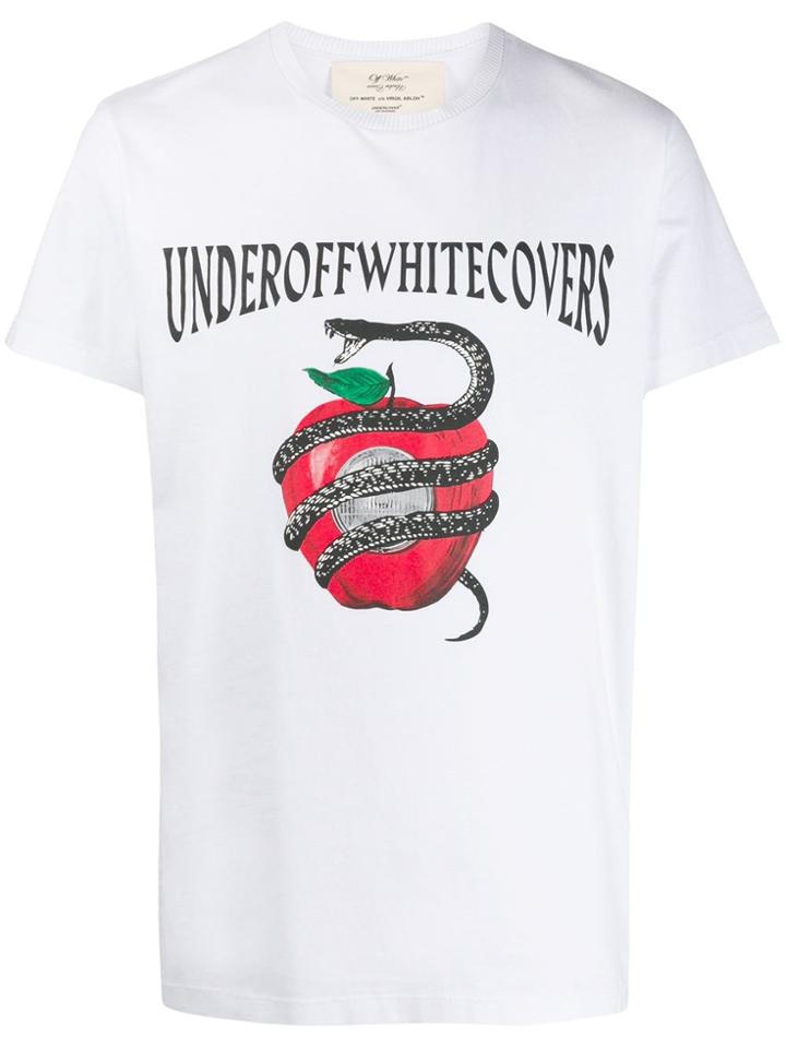 Off-white Apple Snake Print T-shirt