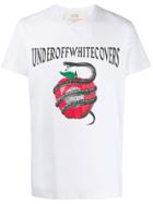 Off-white Apple Snake Print T-shirt