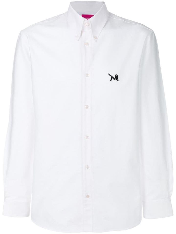 Calvin Klein 205w39nyc Embroidered Patch Shirt - White