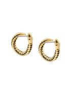 Aurelie Bidermann Snake Hoop Earrings - Metallic