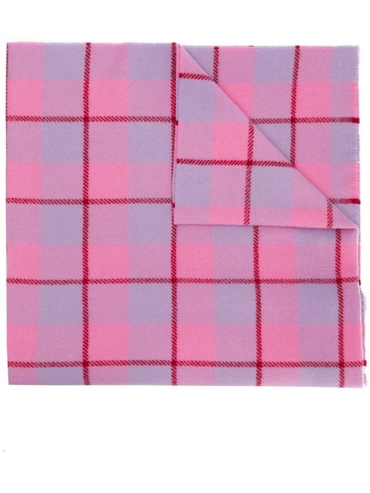 Acne Studios Vichy Check Scarf - Pink
