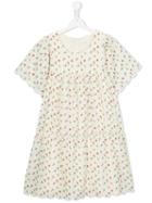 Chloé Kids Printed Flared Dress, Girl's, Size: 14 Yrs, Nude/neutrals