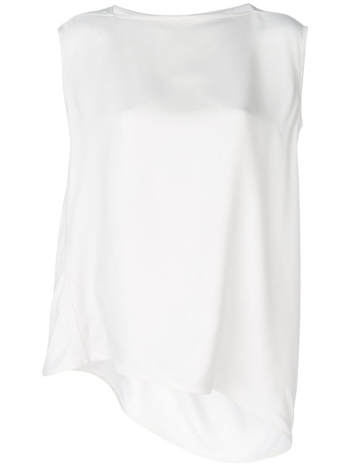 Rick Owens - Square Neck Top - Women - Acetate/viscose - 38, White, Acetate/viscose