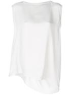 Rick Owens - Square Neck Top - Women - Acetate/viscose - 38, White, Acetate/viscose