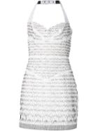 Iris Van Herpen Geodesic Dress, Women's, Size: 38, White, Cotton/leather/polyester
