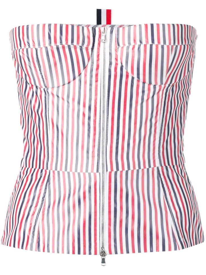 Thom Browne Bemberg Lining Corset Top - Blue