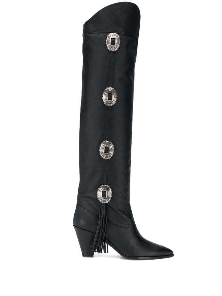 Aquazzura Go West Knee-high Boots - Black