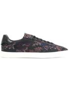 Dsquared2 Floral Print Sneakers - Black