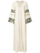 Layeur Long Flared Dress - Neutrals