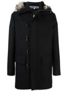 Mcq Alexander Mcqueen Classic Duffle Coat, Men's, Size: 46, Black, Modacrylic/polyamide/polyester/wool