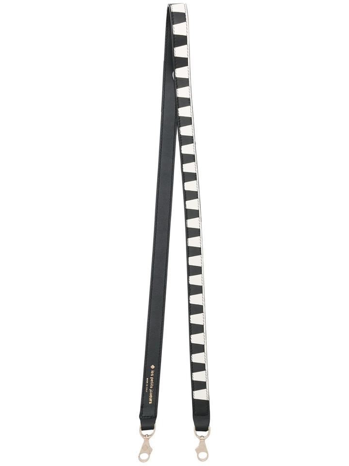Les Petits Joueurs - Bicolour Shoulder Strap - Women - Calf Leather - One Size, Black, Calf Leather
