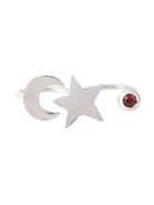 Maria Teresa Sottile Star And Moon Double Ring