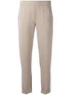 P.a.r.o.s.h. Lilyxy Stripe Detail Trousers, Women's, Size: Large, Nude/neutrals, Polyester
