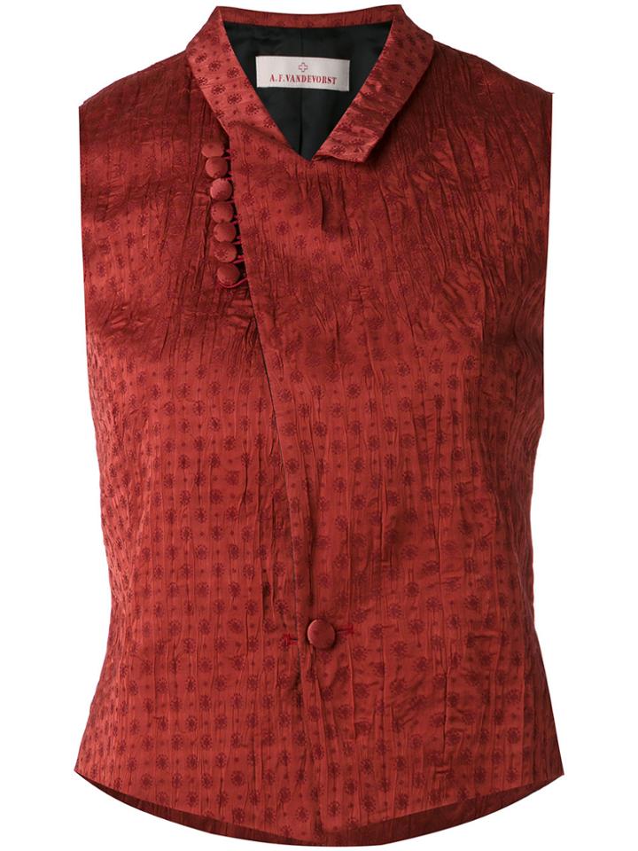 A.f.vandevorst Wrap Top - Pink & Purple