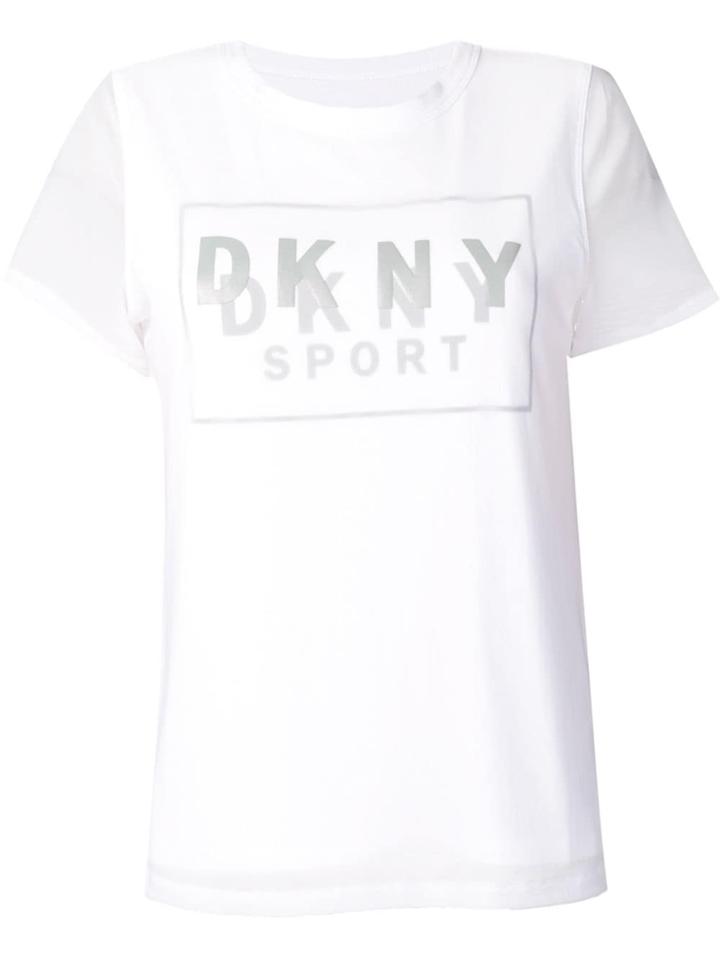 Dkny Printed Logo T-shirt - White