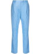 Moschino Pre-owned High Rise Slim Trousers - Blue
