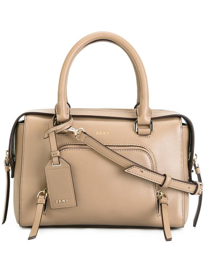 Dkny Small Zip Pocket Tote, Women's, Nude/neutrals