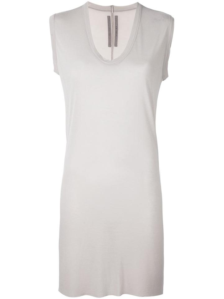 Rick Owens Scoop Neck T-shirt - Grey