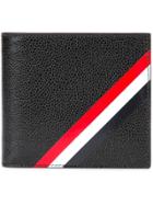 Thom Browne Tricolour Diagonal Bifold Wallet - Black
