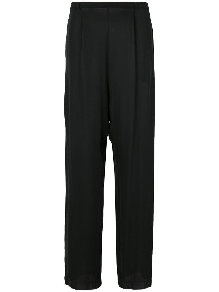 Kristensen Du Nord Drop Crotch Trousers - Black