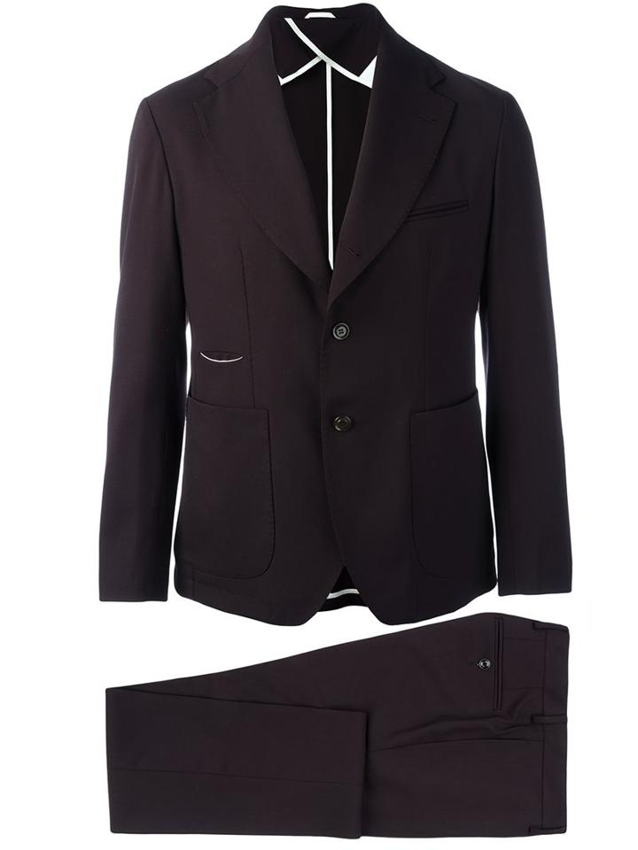 Al Duca D'aosta 1902 - Two Piece Suit - Men - Cotton/lyocell/virgin Wool - 50, Red, Cotton/lyocell/virgin Wool