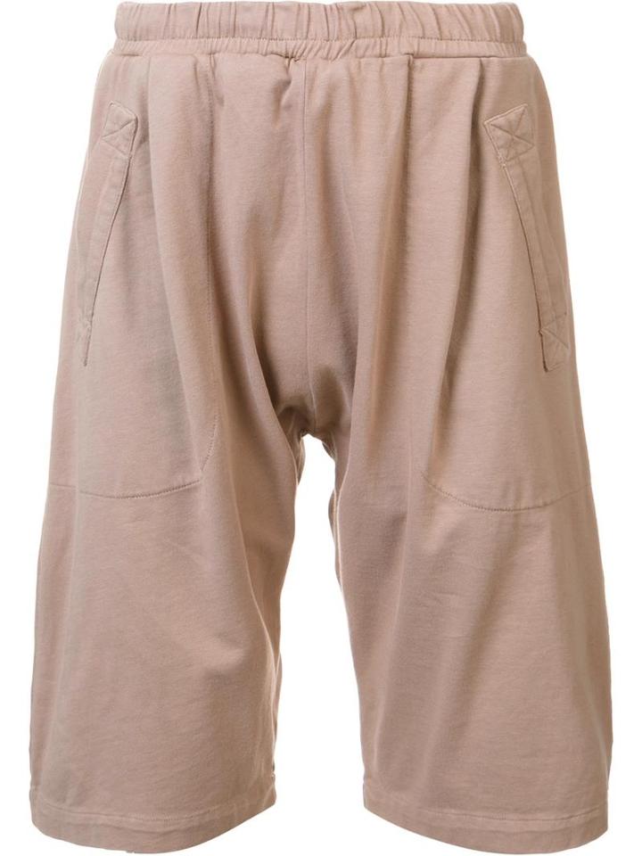 Willy Chavarria Track Shorts, Men's, Size: Medium, Nude/neutrals, Cotton