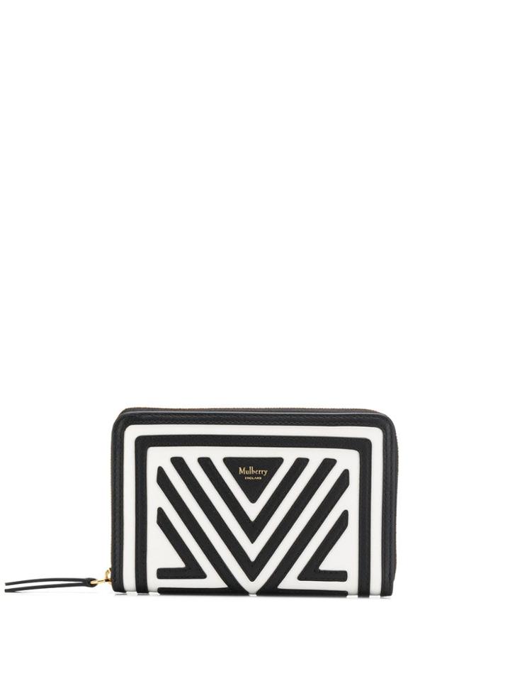 Mulberry Medium Patchwork Purse - Black