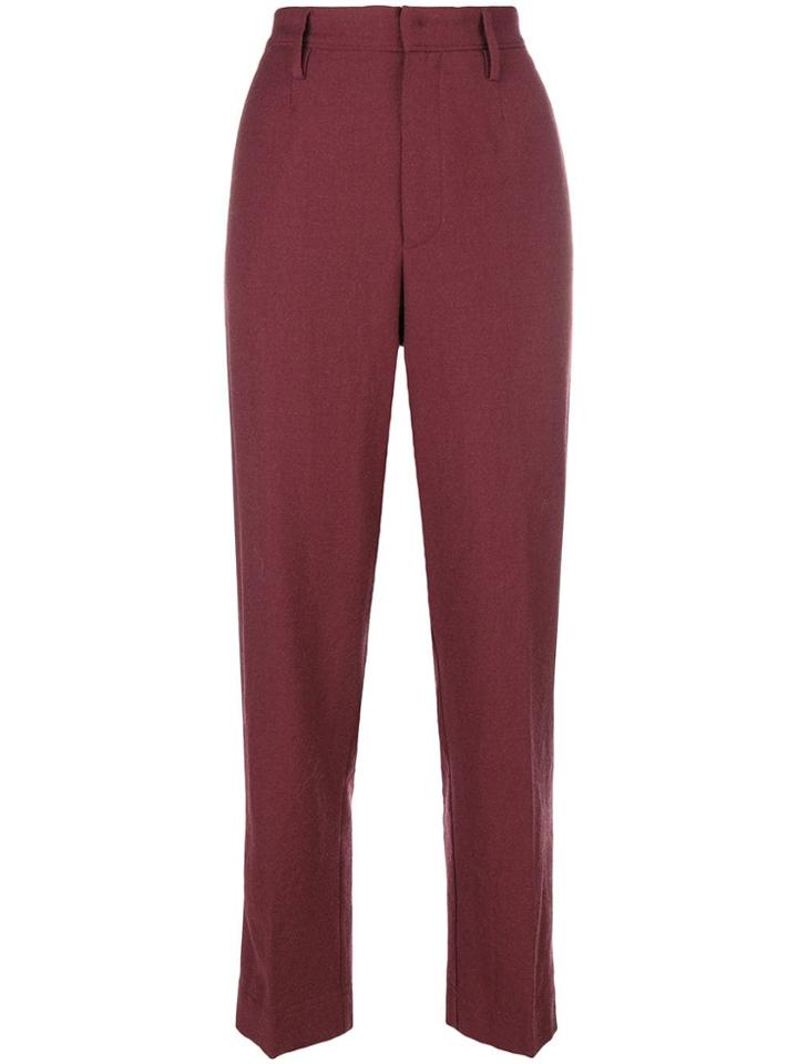 Forte Forte High Waisted Trousers - Red