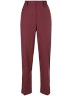 Forte Forte High Waisted Trousers - Red