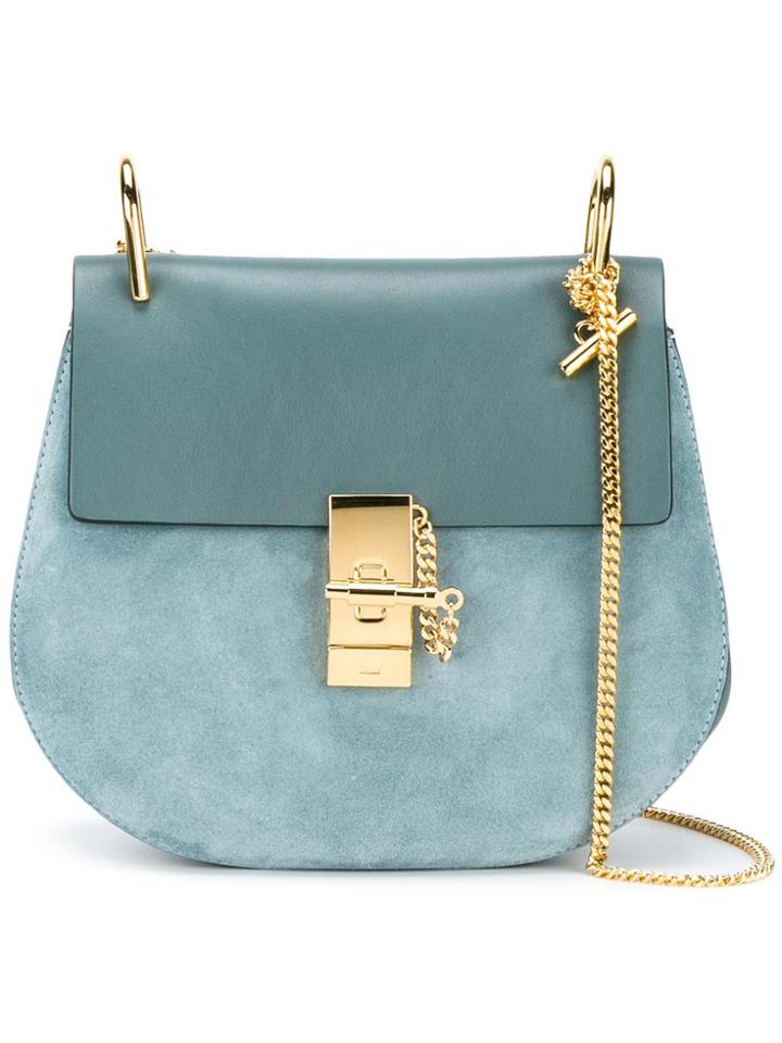 Chloé Cloudy Blue Drew Shoulder Bag