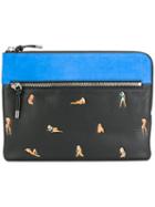 Alexander Wang Exotic Dancer Clutch, Men's, Black, Calf Leather