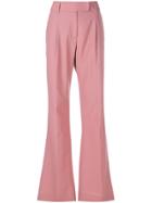 Prada High-waisted Tailored Trousers - Pink & Purple