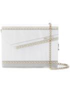 Jimmy Choo Candy Pearl-embellished Clutch - White