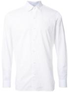 Kent & Curwen Mini Arrow Print Poplin Shirt, Men's, Size: Small, White, Cotton