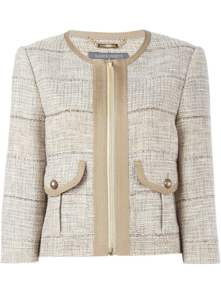 Alberta Ferretti Tweed Jacket