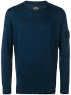 Stone Island Shadow Project Round Neck Jumper - Blue
