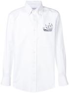 Thom Browne Pocket Duck Embroidery Oxford - White