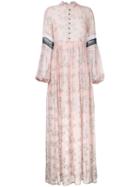 Macgraw - Affection Dress - Women - Silk - 10, Pink/purple, Silk